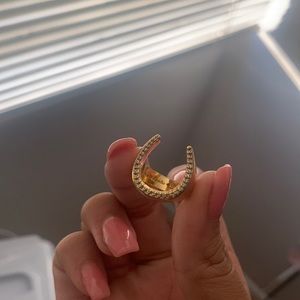 Kate Spade Horseshoe Goodluck ring SZ 5